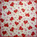 118 Heart / Hearts - 4-ply - Handkerchief